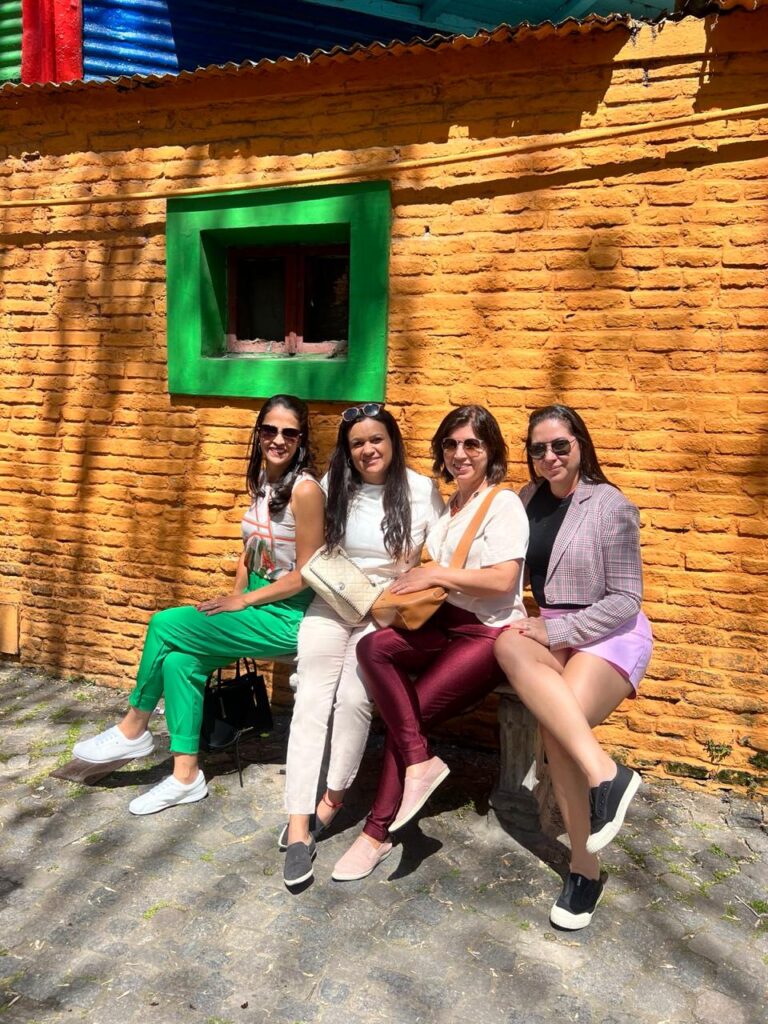 Ruas do Caminito- ruas colorida em Buenos Aires