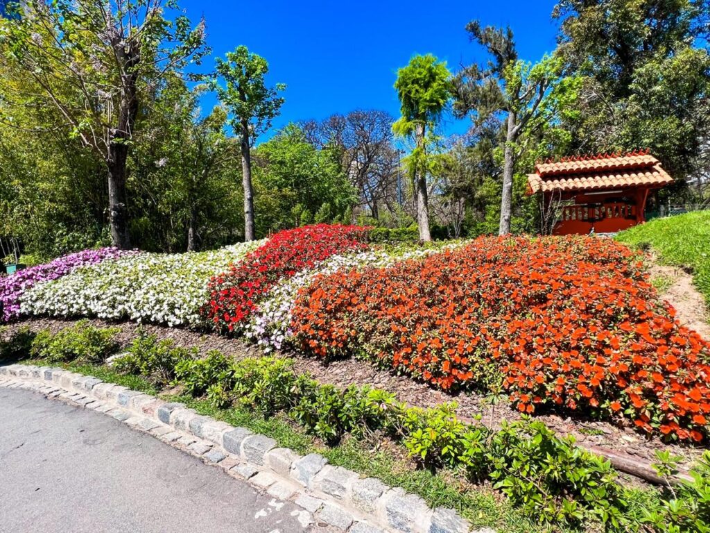 JARDIM JAPONES FLORES VERDES EM BUENOS AIRES
