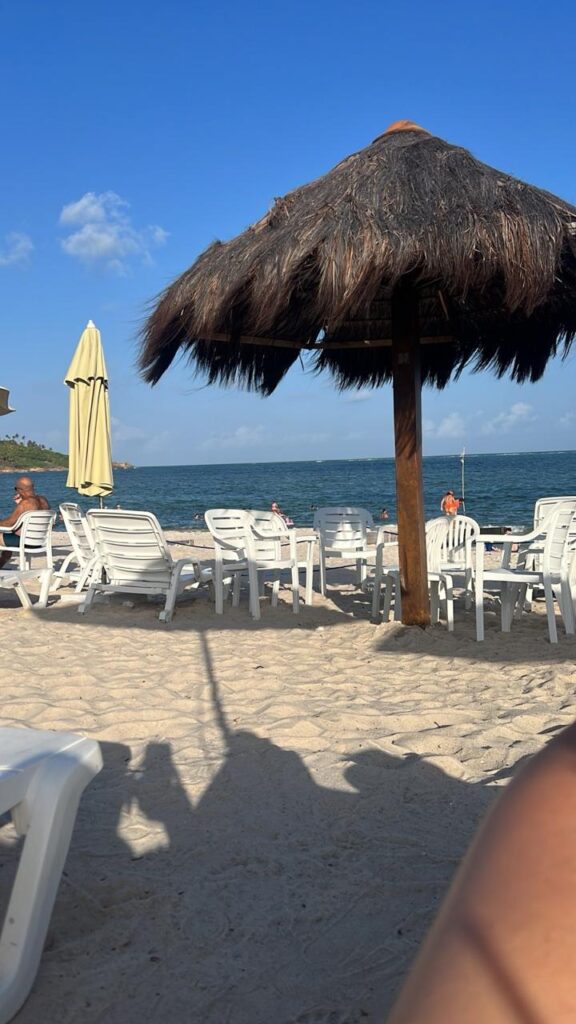 mar tem frente ao resort vila gale do cabo de santo agotinho em pernambuco