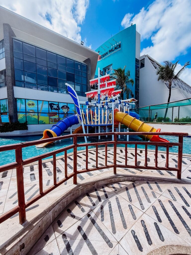 parque aquático infantil no ocean palace resort
