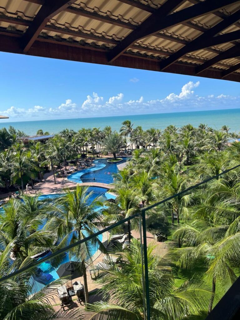 vista do quarto no resort carmel cumbuco no ceara