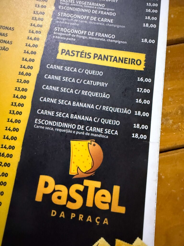 pastel da praça em bonito ms